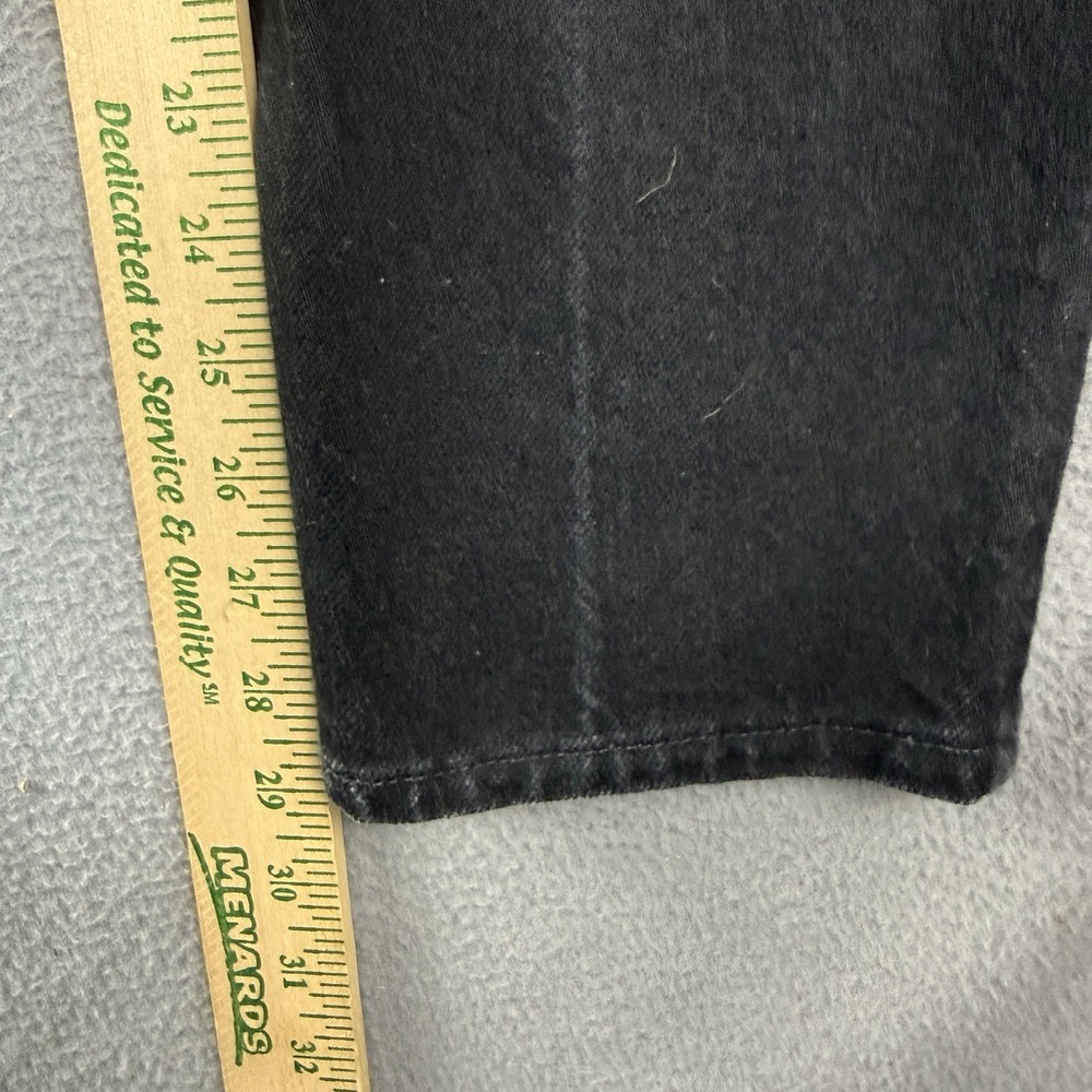 Levis Made in the USA Womans Jeans 13M Black Cotton Staight 17512-0260 - Picture 8 of 10